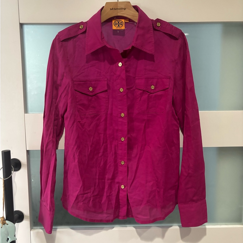 Tory Burch Fuchsia Blouse